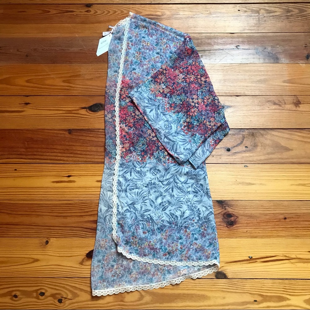 Victoria’s Secret Pastel Blush Floral Duster Robe, EUC, M/L - Picture 13 of 13